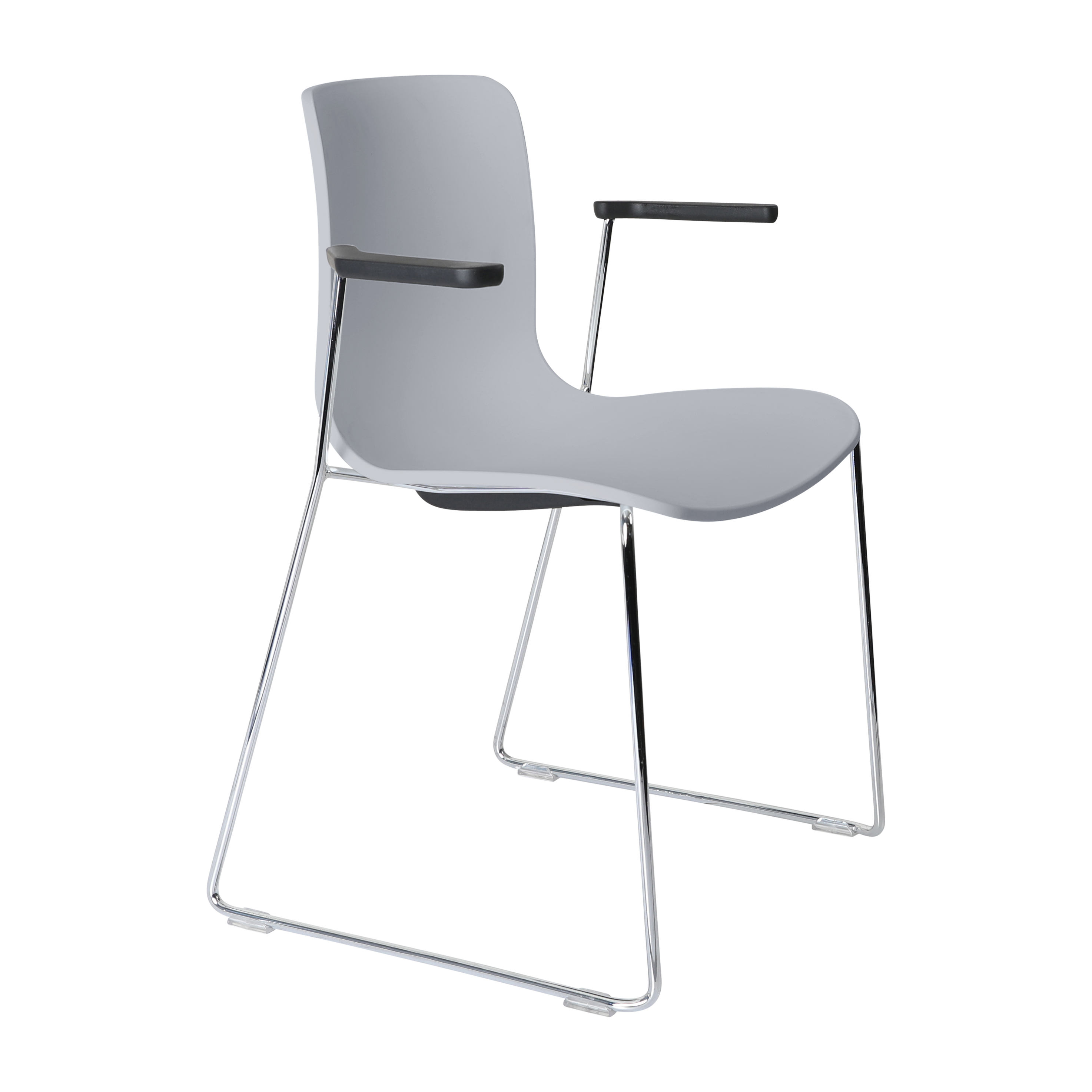 Acti Armchair (Light Grey / Sled Base Arms)